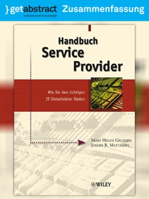 cover image of Handbuch Service Provider (Zusammenfassung)